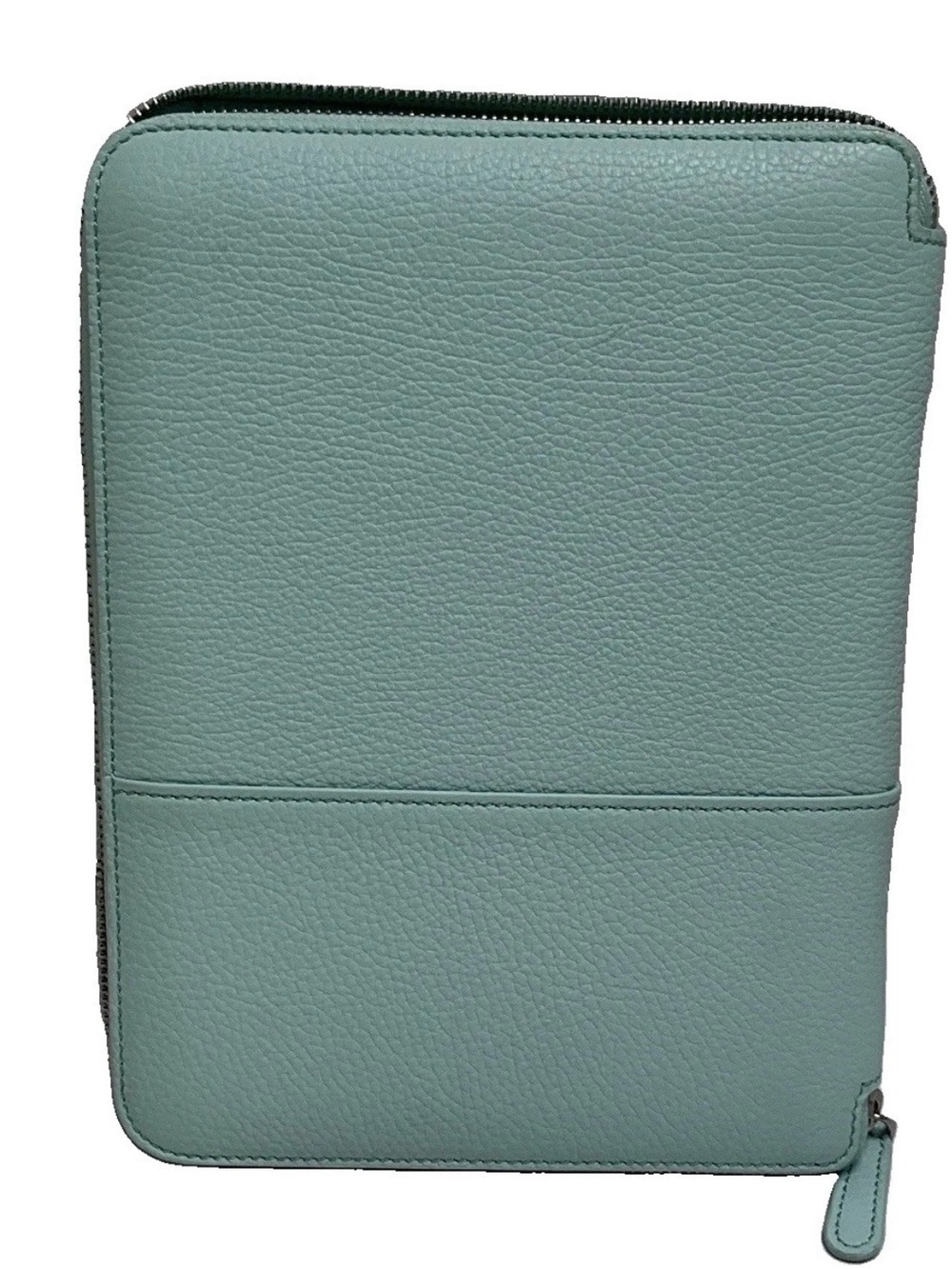 LUCRIN Geneva pure quality leather zip around personal organizer notebook or jor